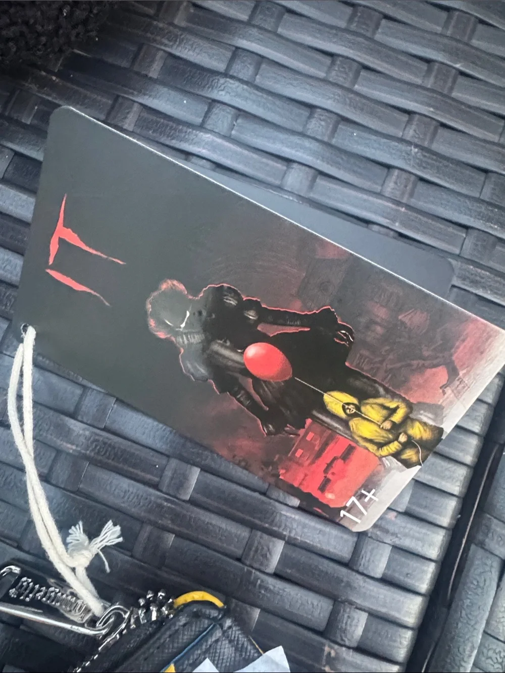 Loungefly Black and Yellow Pennywise Zip  Georgie Boat Cardholder Wallet
